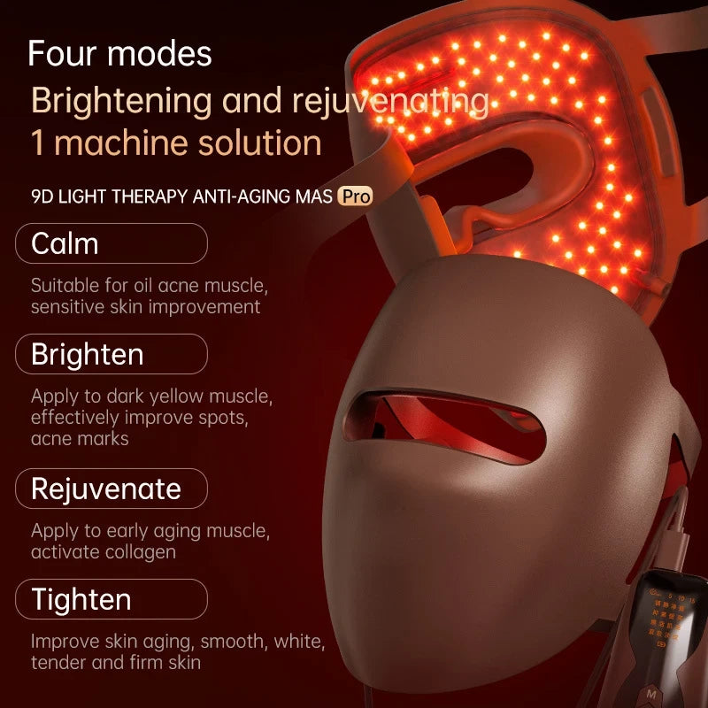 Multicolor LED Light Therapy Face Mask