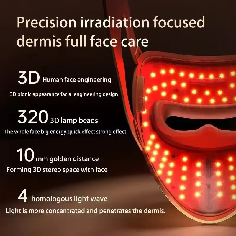 Multicolor LED Light Therapy Face Mask