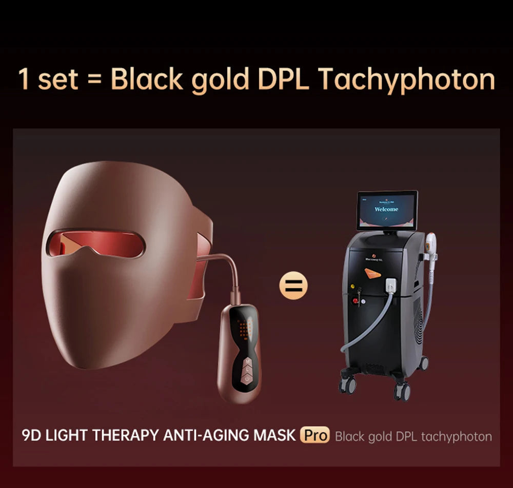 Home Use Red Light Therapy LED 4 Colors Facial Mask Skin Moisturize Rejuvenation Wrinkle Removal Anti Acne Shrink Pores Salon
